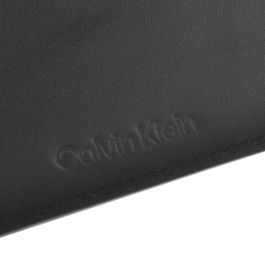 Calvin Klein Metal Logo Bifold Wallet Black